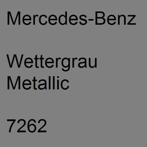 Mercedes-Benz, Wettergrau Metallic, 7262.